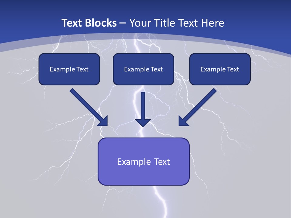 Electrical Thunderstorm Nature PowerPoint Template