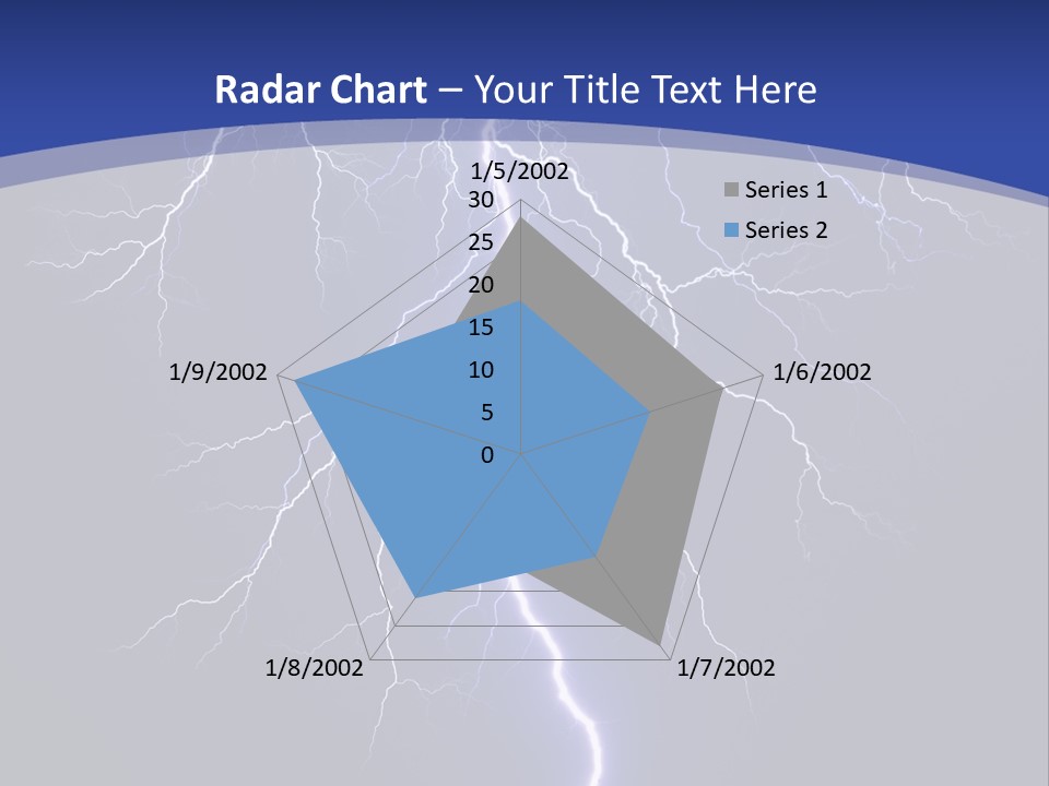 Electrical Thunderstorm Nature PowerPoint Template