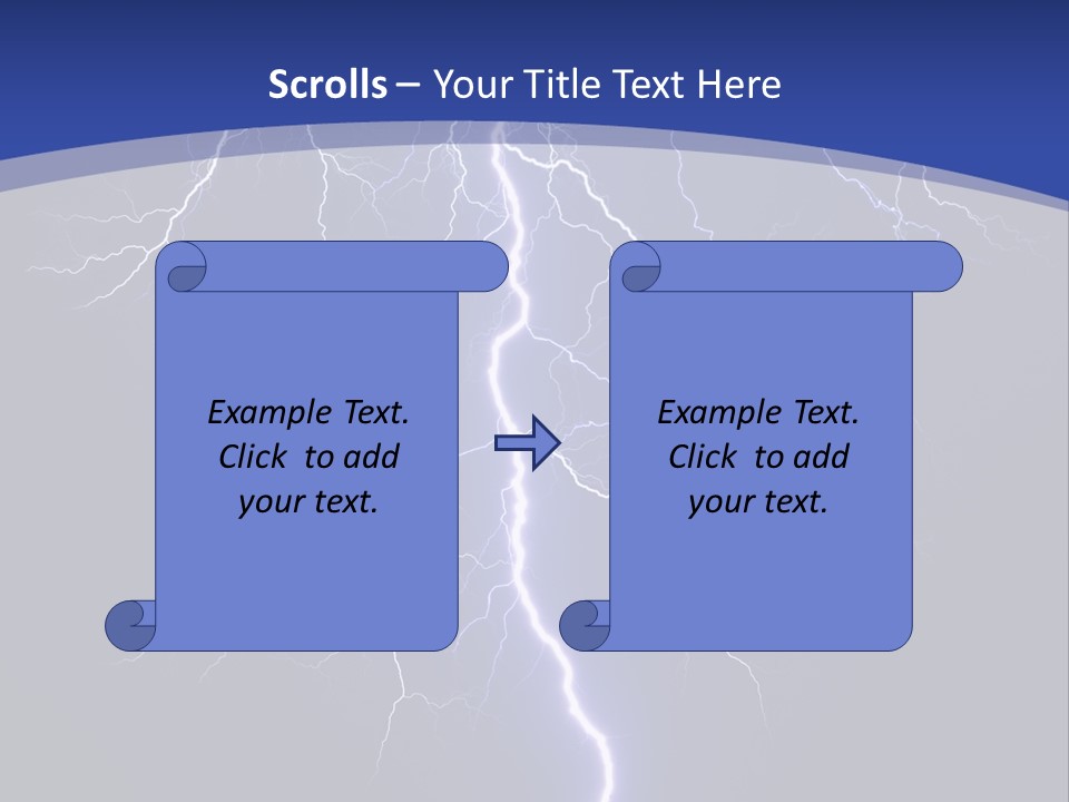 Electrical Thunderstorm Nature PowerPoint Template