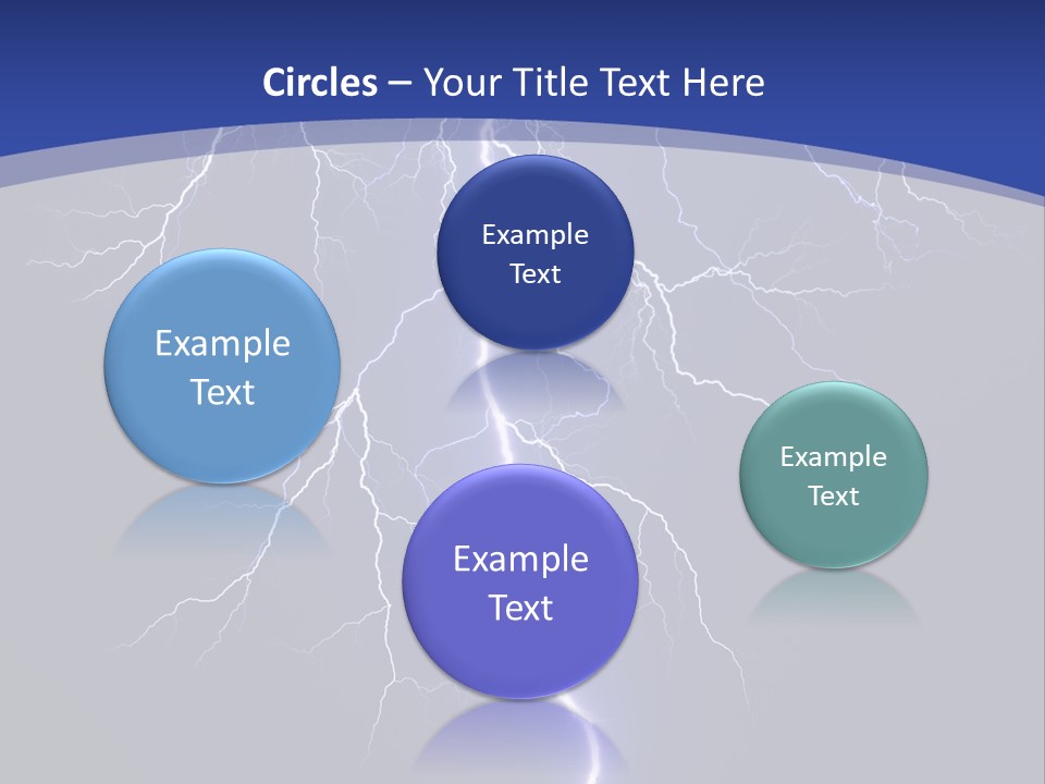 Electrical Thunderstorm Nature PowerPoint Template
