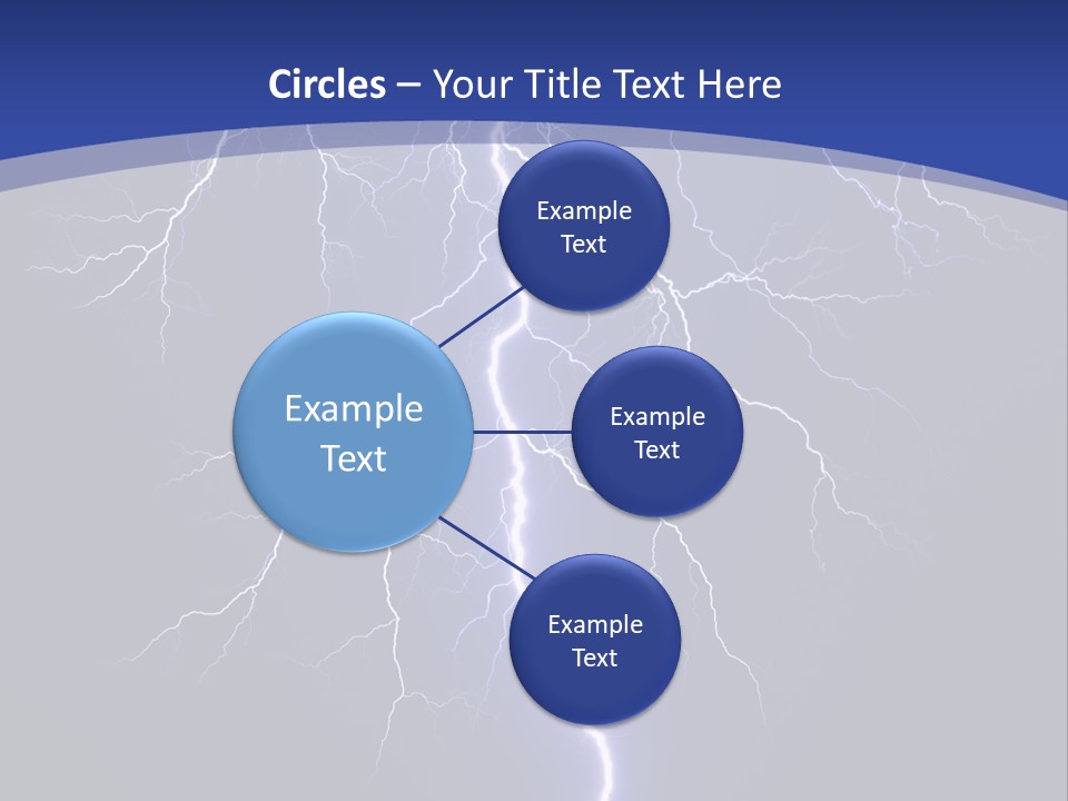 Electrical Thunderstorm Nature PowerPoint Template
