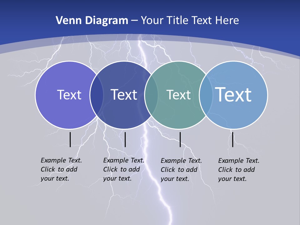 Electrical Thunderstorm Nature PowerPoint Template
