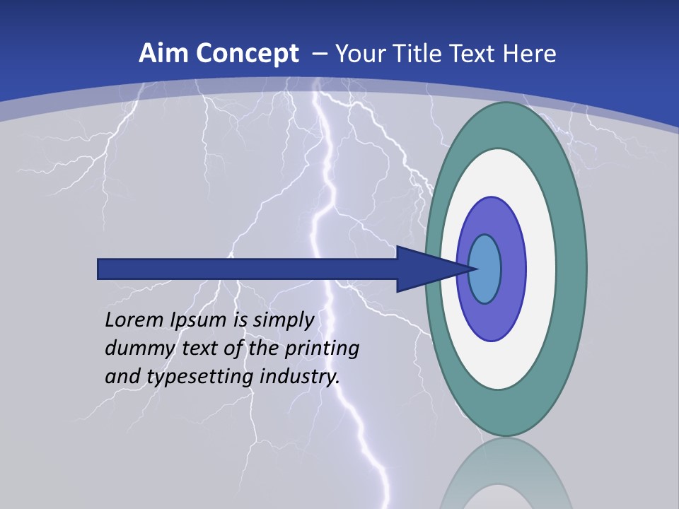Electrical Thunderstorm Nature PowerPoint Template