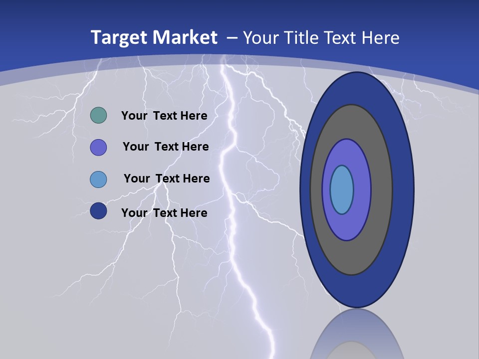 Electrical Thunderstorm Nature PowerPoint Template