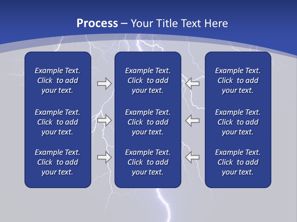 Electrical Thunderstorm Nature PowerPoint Template
