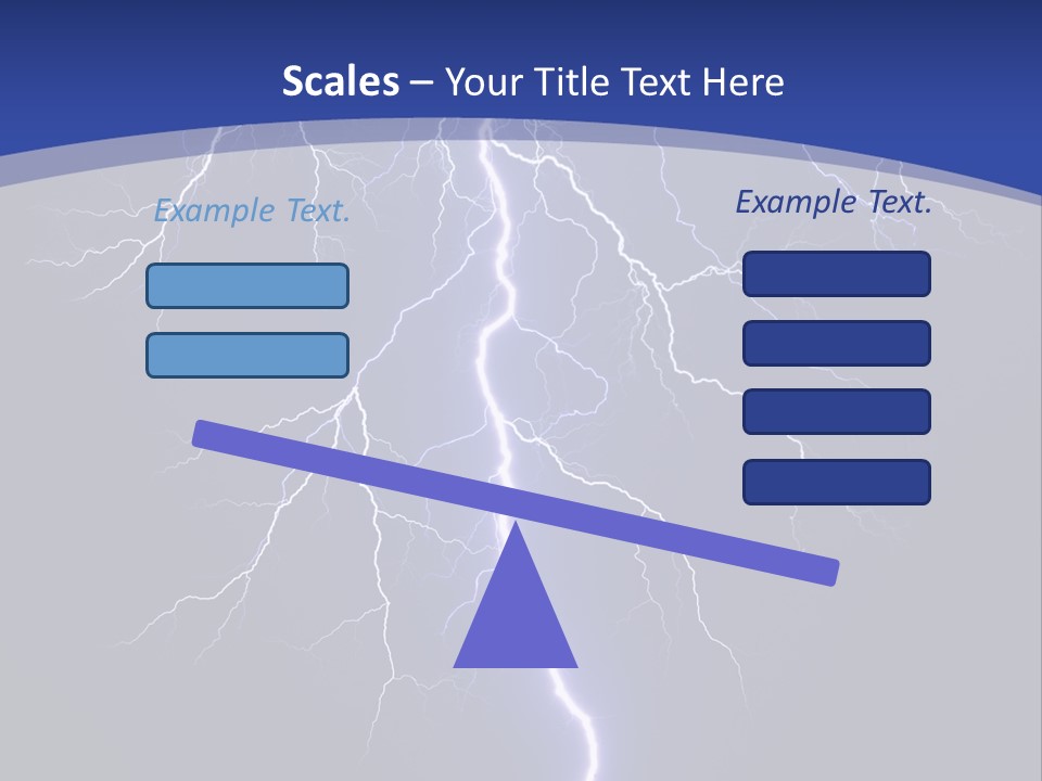 Electrical Thunderstorm Nature PowerPoint Template
