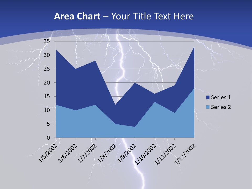 Electrical Thunderstorm Nature PowerPoint Template