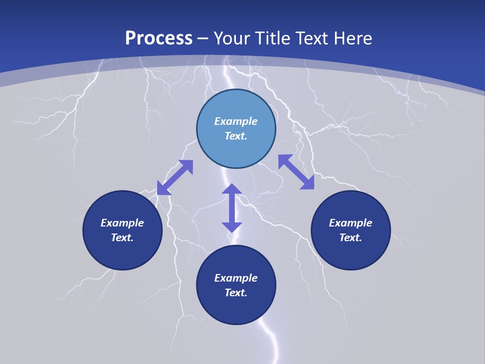 Electrical Thunderstorm Nature PowerPoint Template