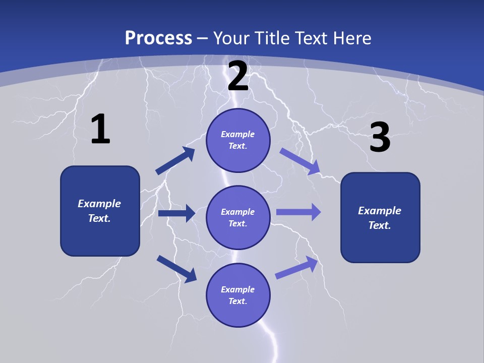 Electrical Thunderstorm Nature PowerPoint Template