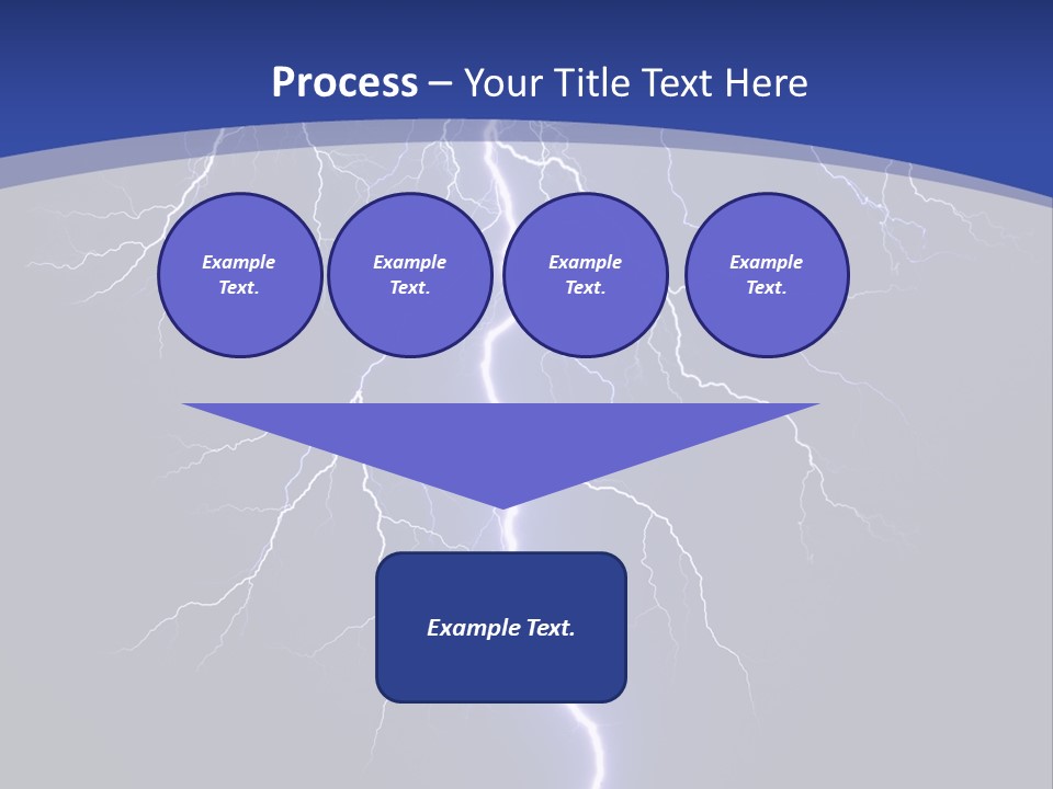 Electrical Thunderstorm Nature PowerPoint Template