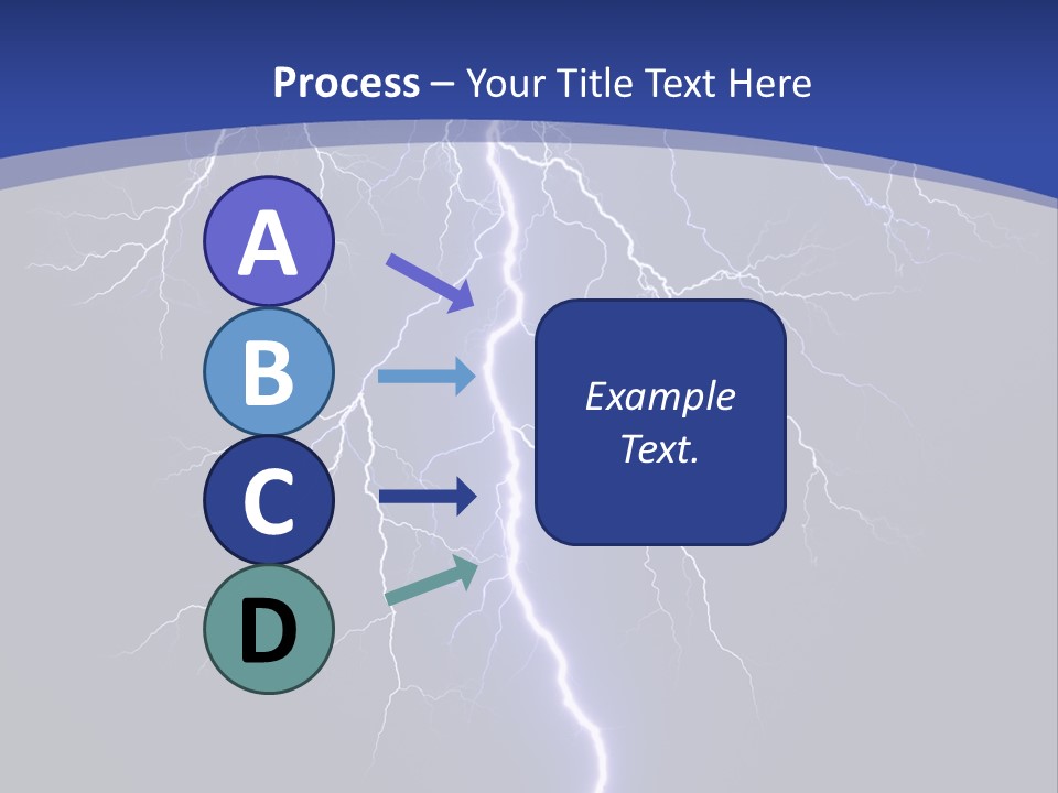 Electrical Thunderstorm Nature PowerPoint Template