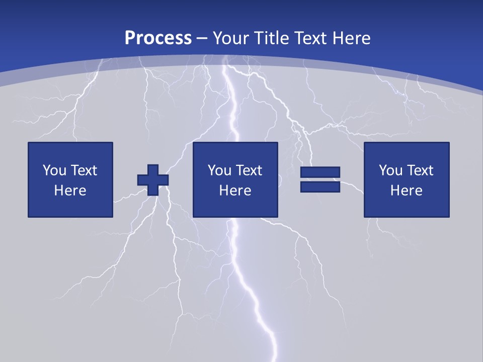 Electrical Thunderstorm Nature PowerPoint Template
