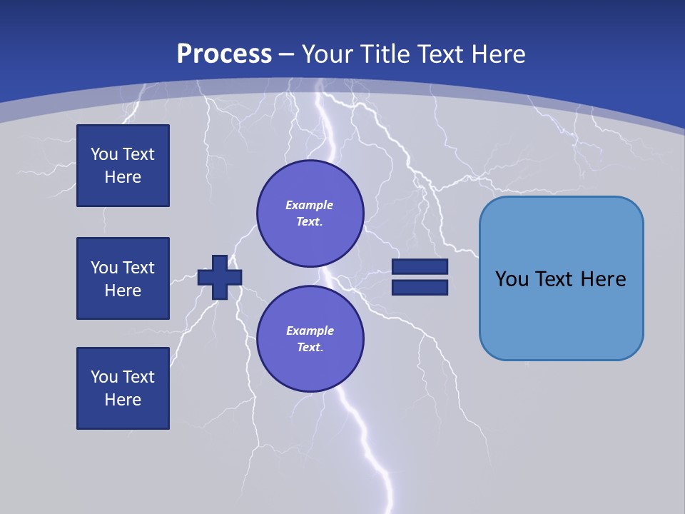 Electrical Thunderstorm Nature PowerPoint Template