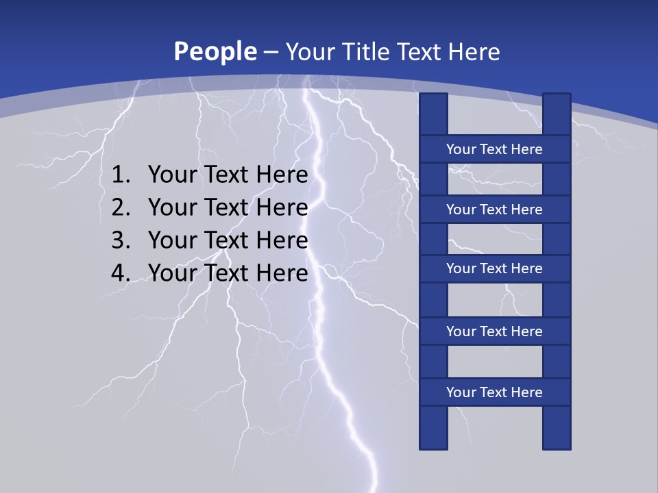 Electrical Thunderstorm Nature PowerPoint Template