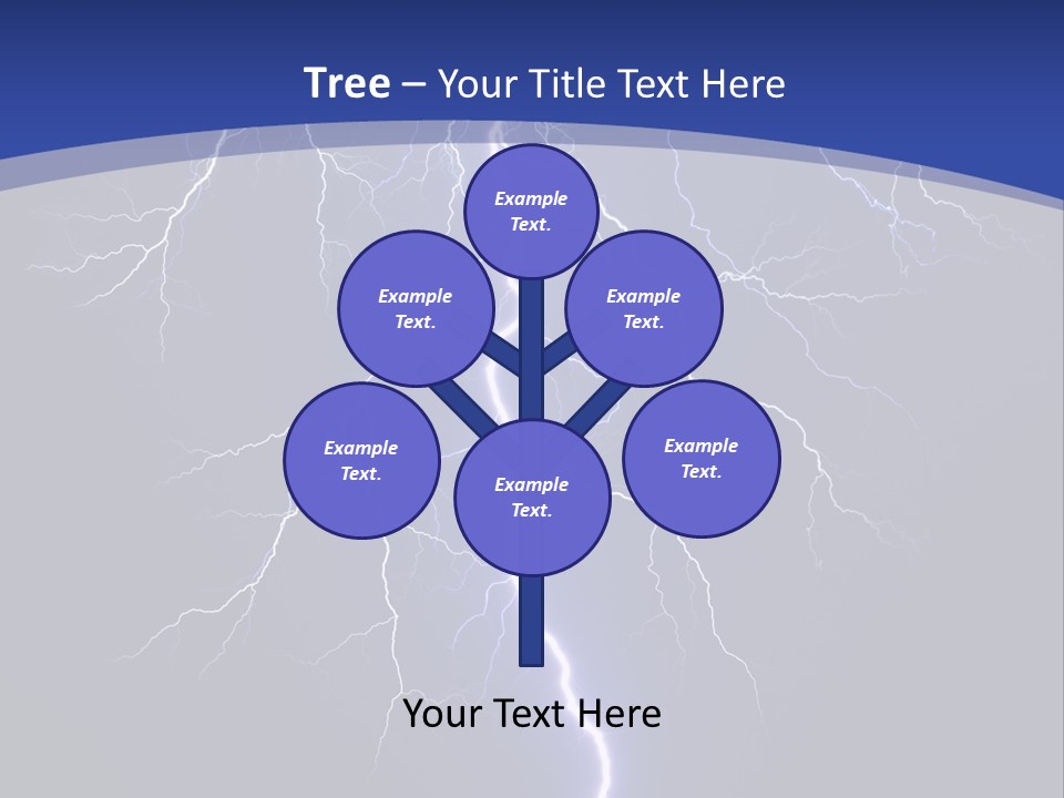 Electrical Thunderstorm Nature PowerPoint Template