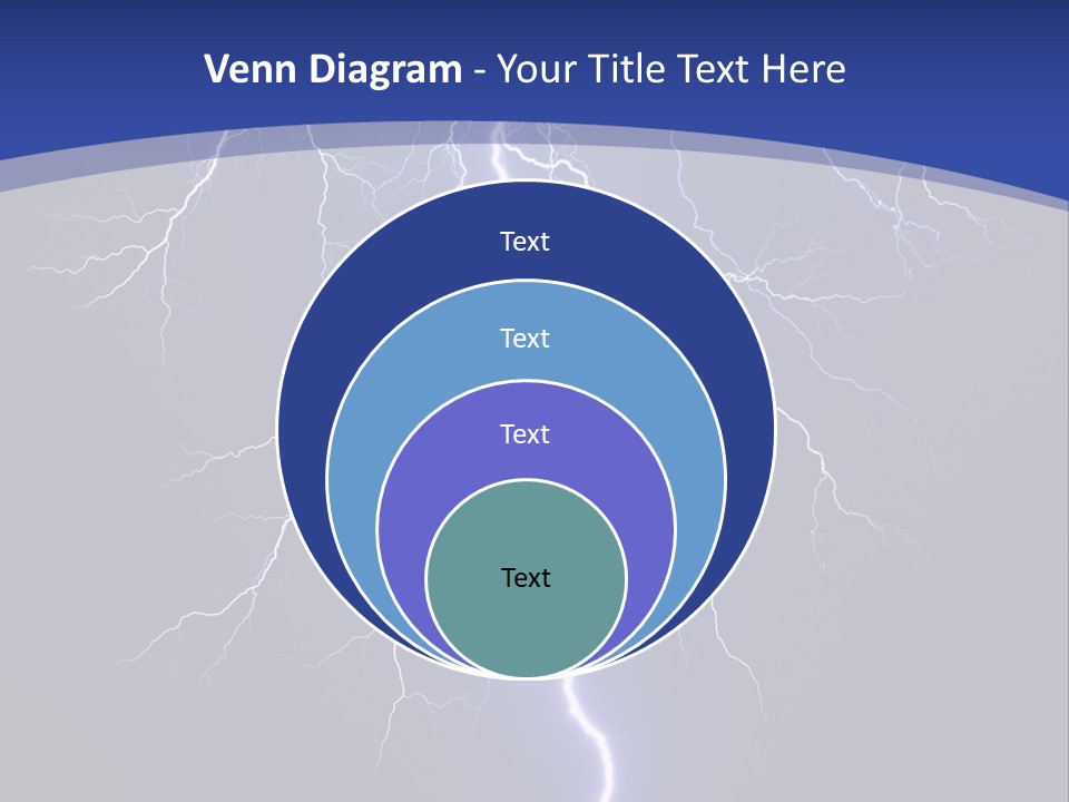 Electrical Thunderstorm Nature PowerPoint Template