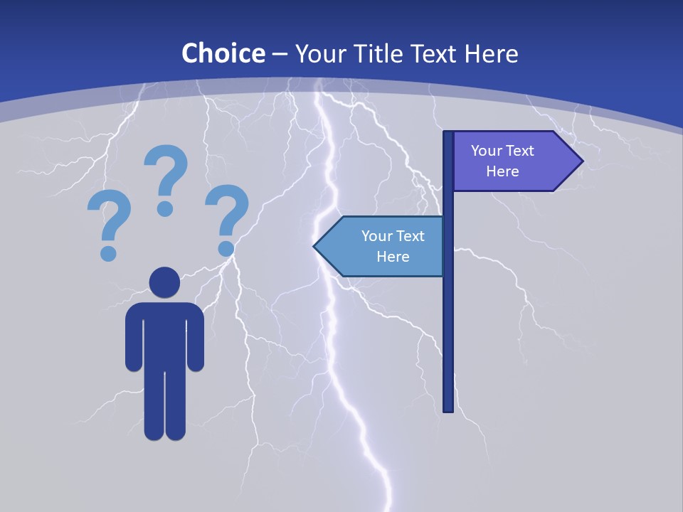 Electrical Thunderstorm Nature PowerPoint Template