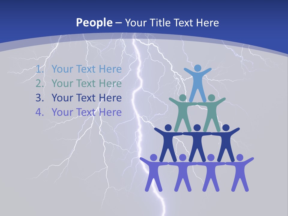 Electrical Thunderstorm Nature PowerPoint Template