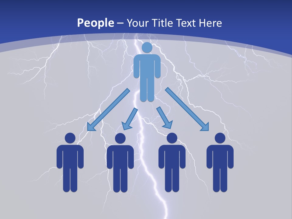 Electrical Thunderstorm Nature PowerPoint Template