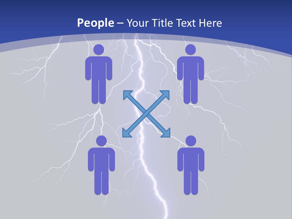 Electrical Thunderstorm Nature PowerPoint Template