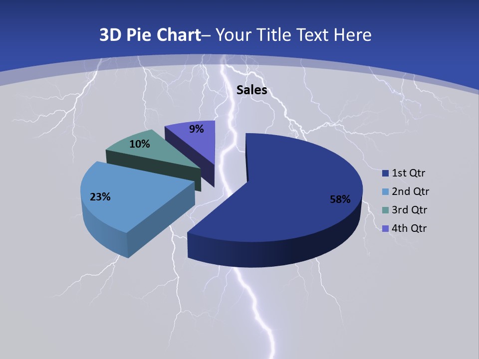 Electrical Thunderstorm Nature PowerPoint Template