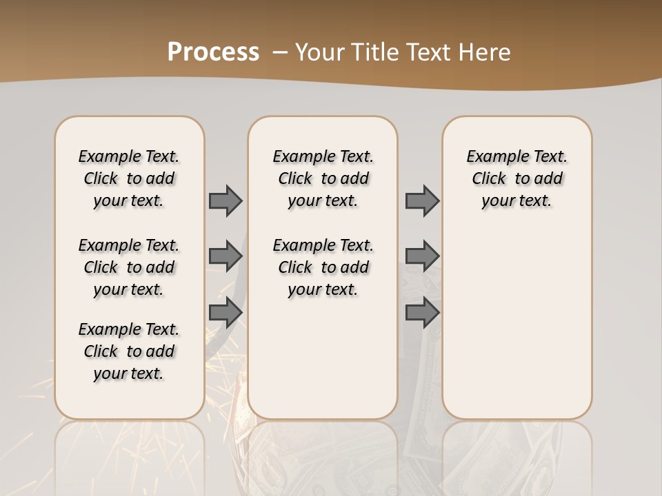 A Ball Of Money With A Sparkler On Top Of It PowerPoint Template