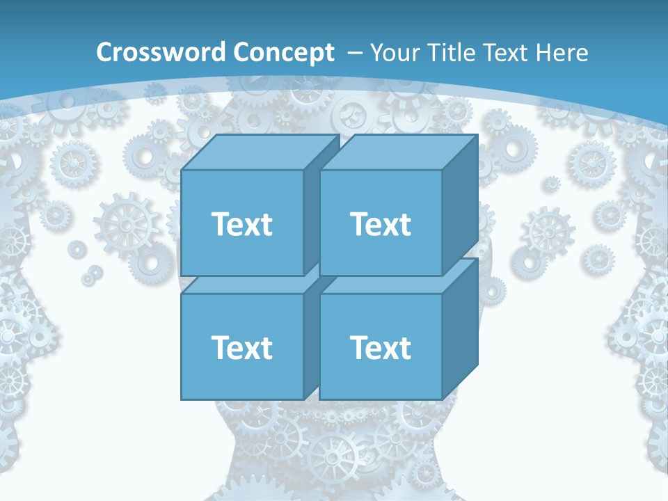 Steps Male Boss PowerPoint Template