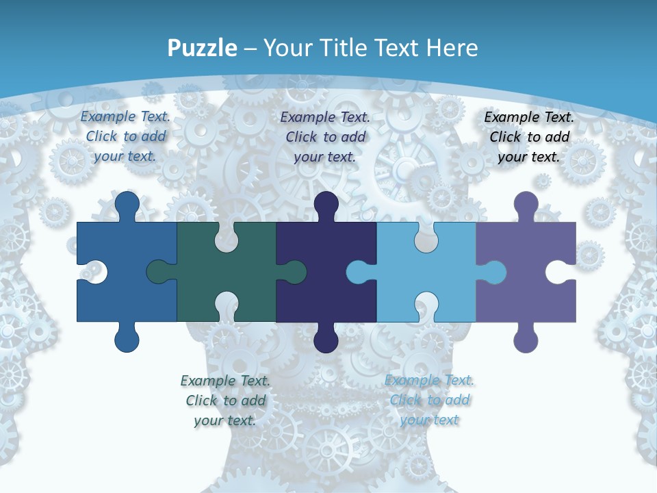 Steps Male Boss PowerPoint Template