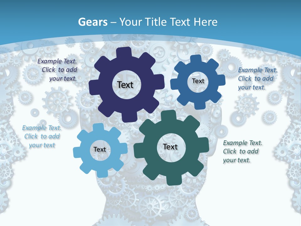 Steps Male Boss PowerPoint Template