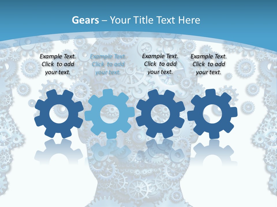 Steps Male Boss PowerPoint Template