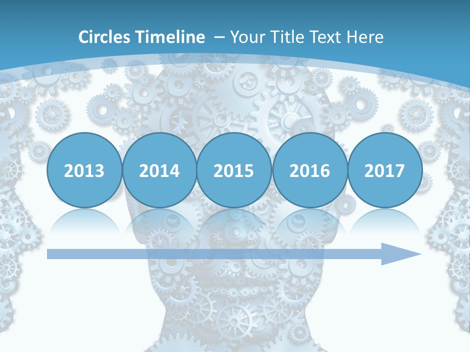 Steps Male Boss PowerPoint Template