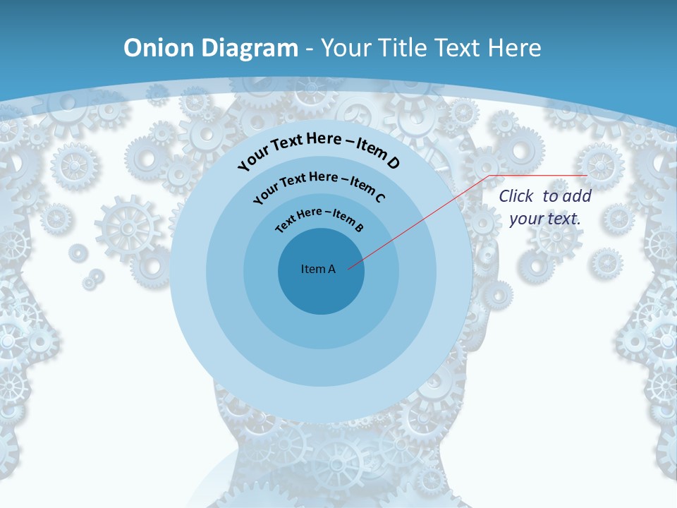 Steps Male Boss PowerPoint Template