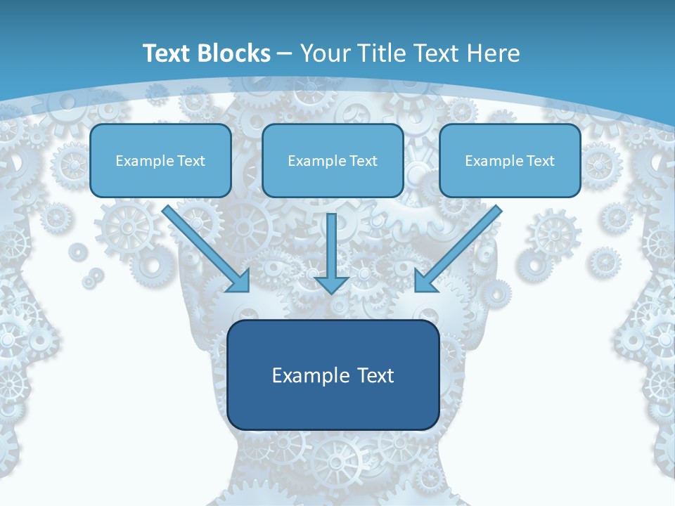 Steps Male Boss PowerPoint Template