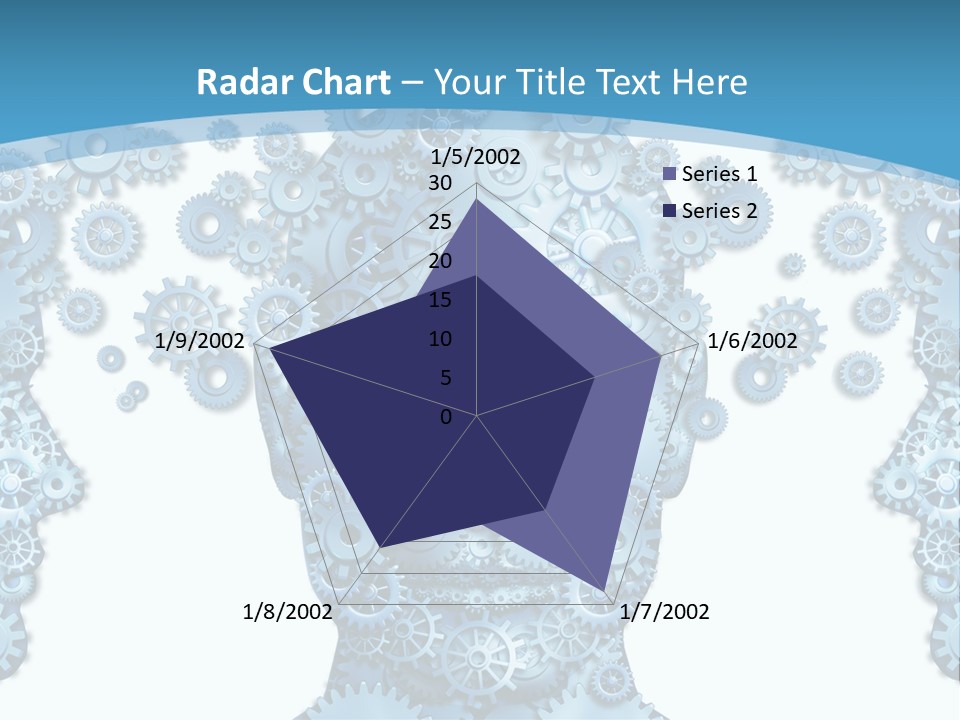 Steps Male Boss PowerPoint Template