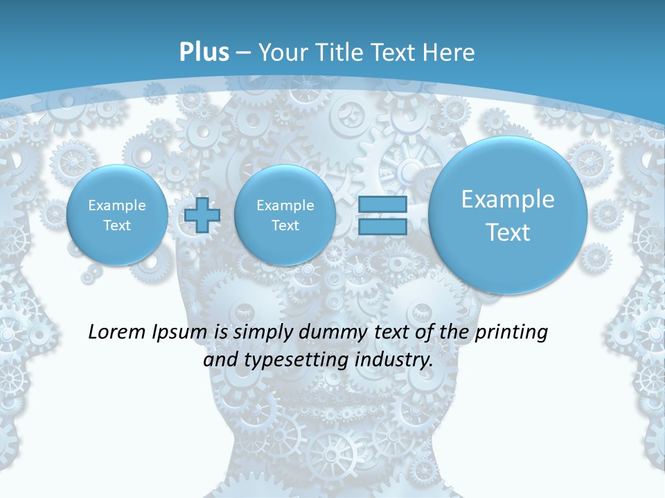 Steps Male Boss PowerPoint Template