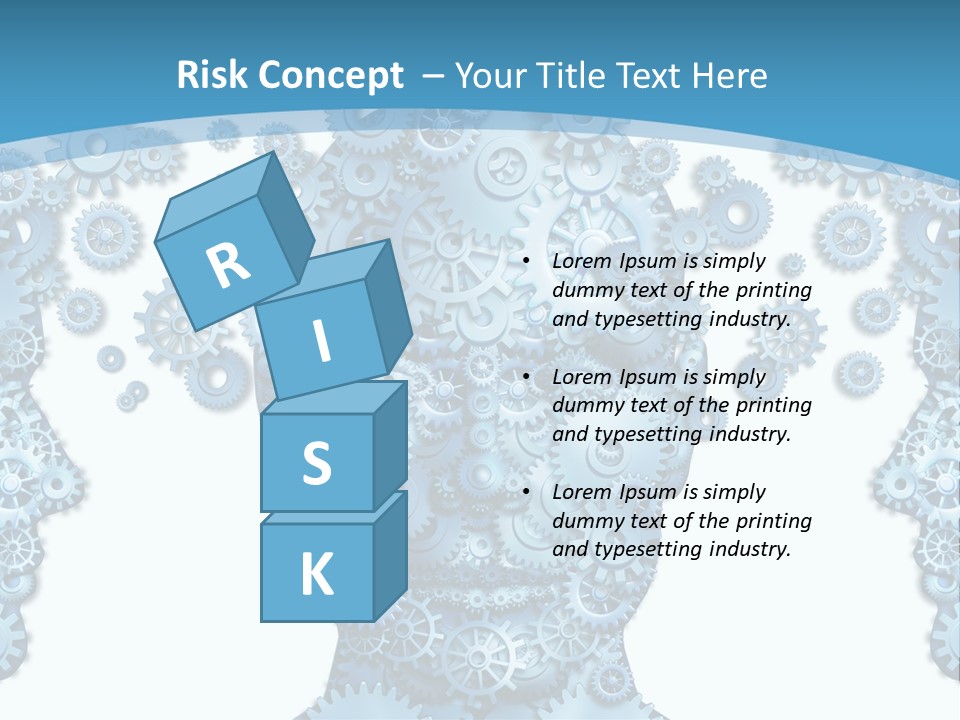 Steps Male Boss PowerPoint Template