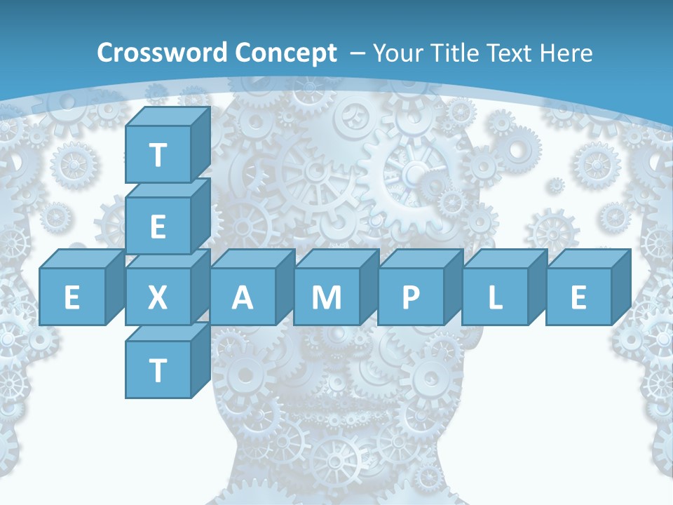 Steps Male Boss PowerPoint Template