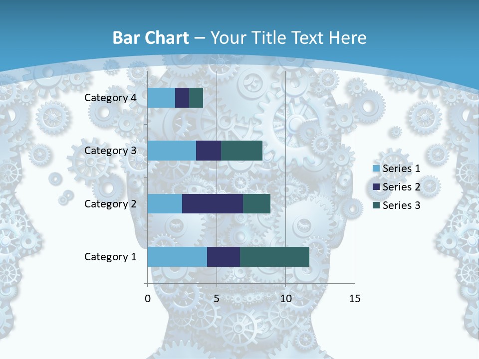 Steps Male Boss PowerPoint Template