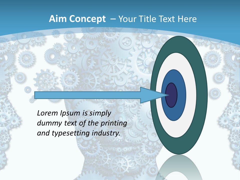 Steps Male Boss PowerPoint Template