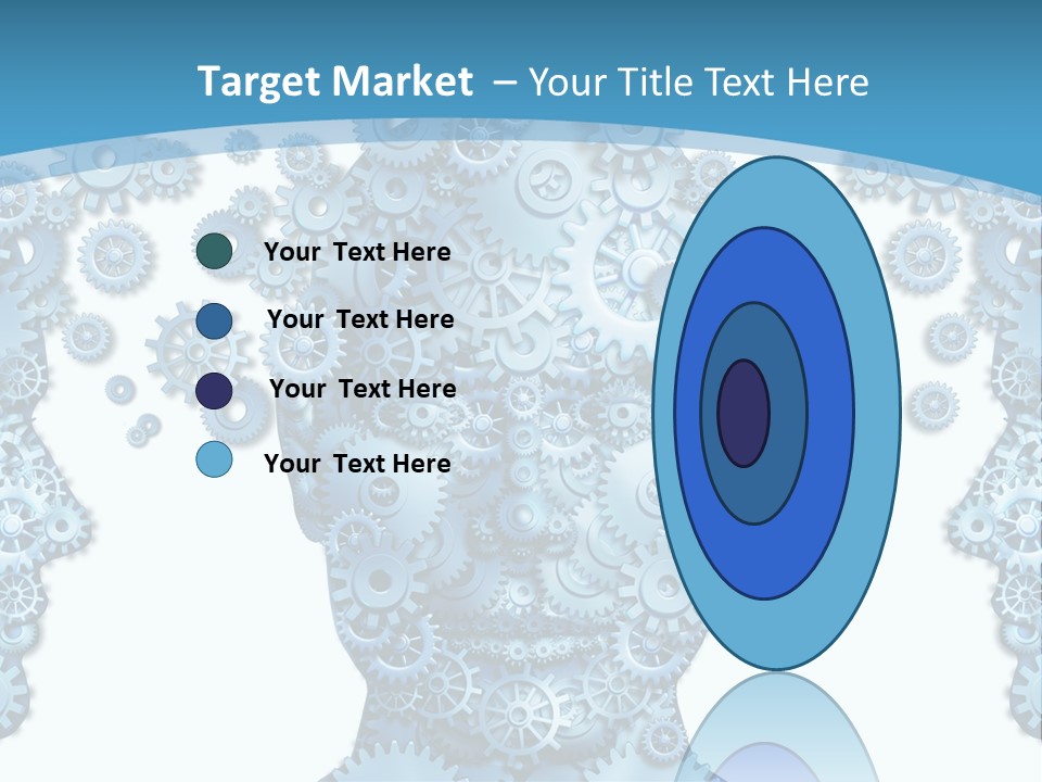 Steps Male Boss PowerPoint Template