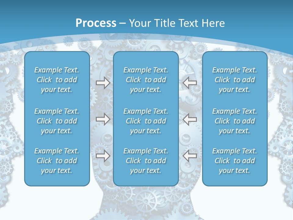 Steps Male Boss PowerPoint Template