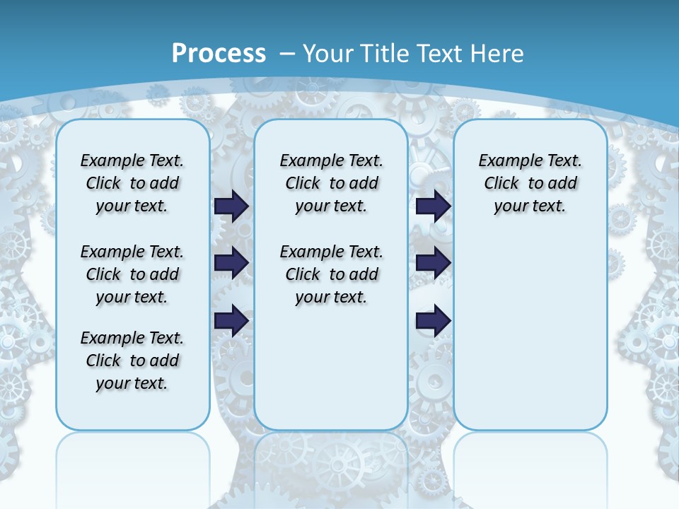 Steps Male Boss PowerPoint Template