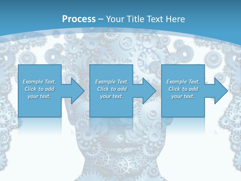 Steps Male Boss PowerPoint Template
