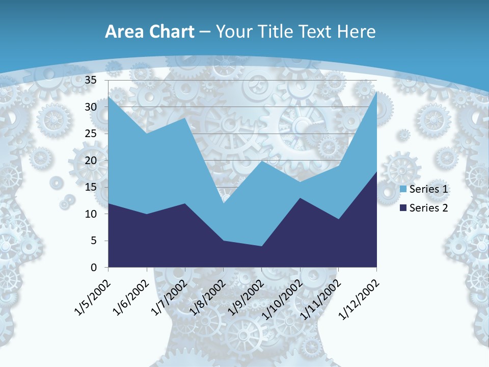Steps Male Boss PowerPoint Template