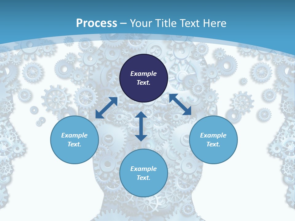Steps Male Boss PowerPoint Template