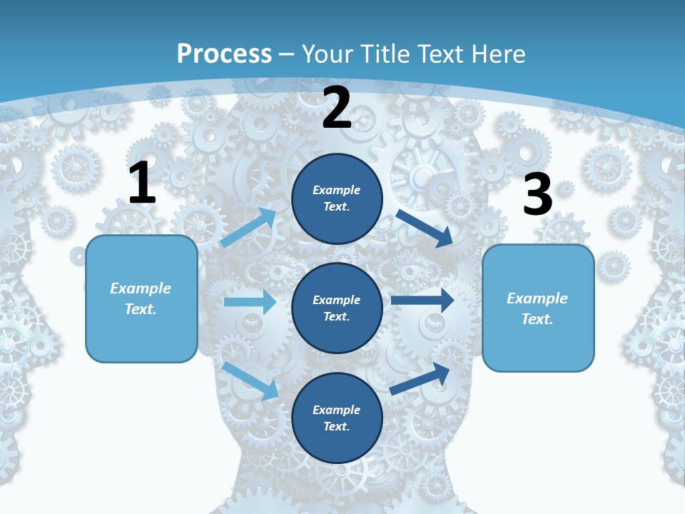 Steps Male Boss PowerPoint Template