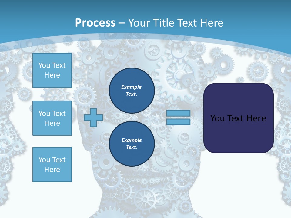 Steps Male Boss PowerPoint Template