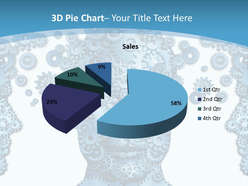 Steps Male Boss PowerPoint Template