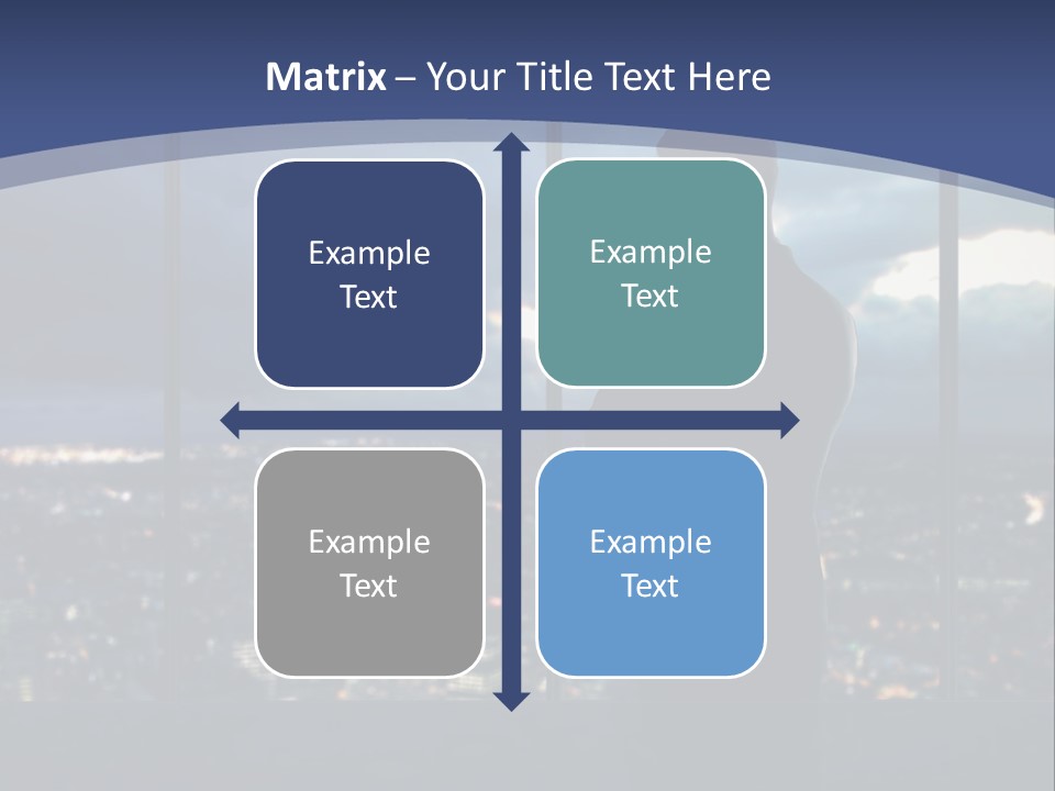 Steps Male Boss PowerPoint Template