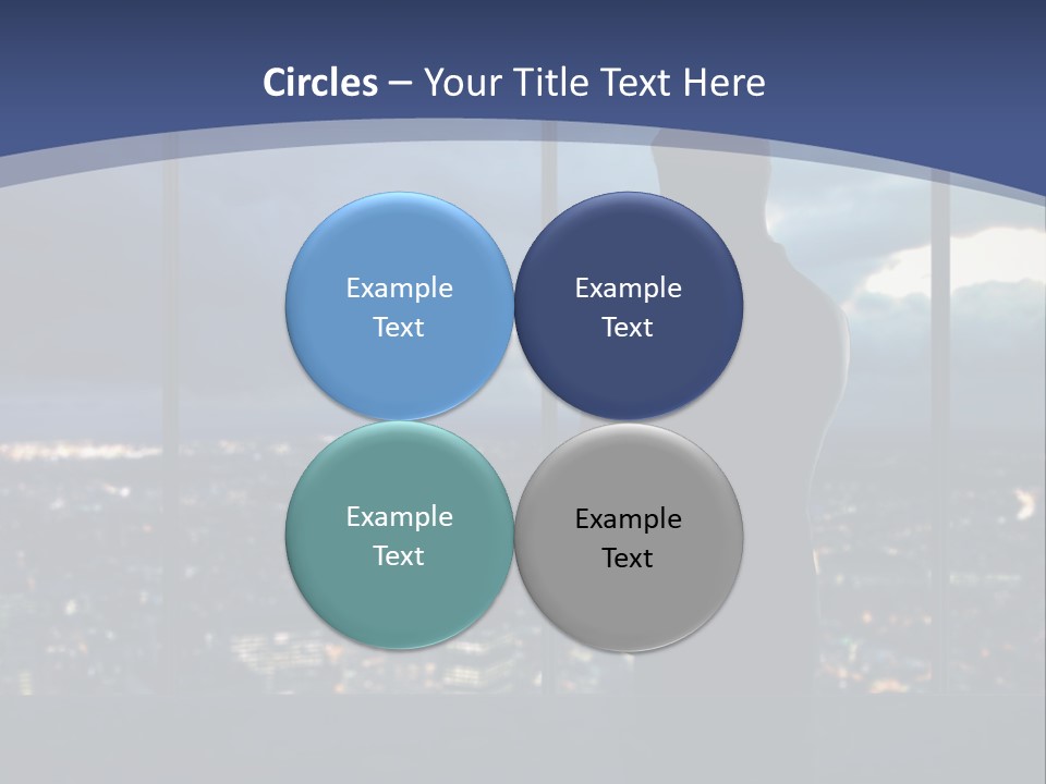 Steps Male Boss PowerPoint Template